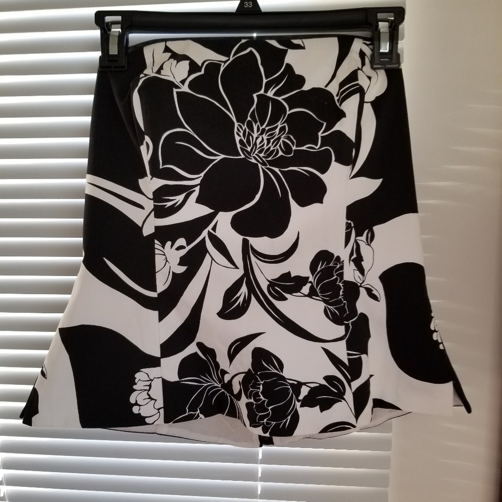 White house black market strapless top